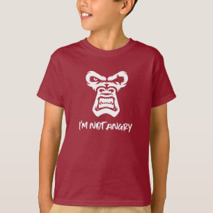 Ik ben niet boos, de aap t-shirt