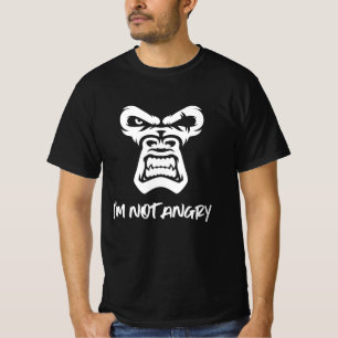 Ik ben niet boos, de aap t-shirt