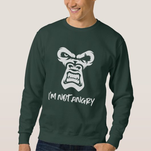 Ik ben niet boos, de aap trui (Voorkant)