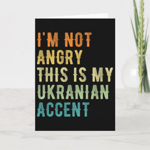 Ik ben niet boos, dit is mijn Oekraïense accent - Kaart