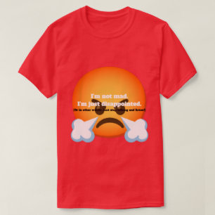 Ik ben niet boos. Ik ben gewoon teleurgesteld. T-shirt