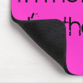 "Ik ben niet bossy... Ik ben de baas' mousepad Muismat (Hoek)