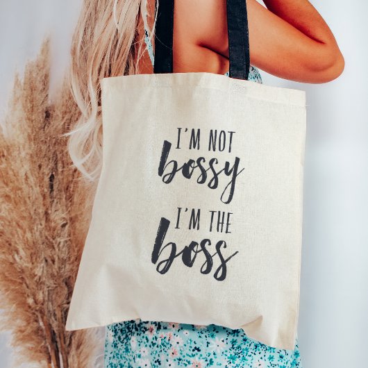 Ik ben niet Bossy, ik ben de baas Tote Bag
