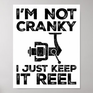 Ik ben niet chagrijnig, ik hou het Reel grappig Vi Poster