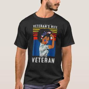 Ik ben niet de Amerikaanse vlag van de Veteraan. T-shirt