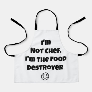 Ik ben niet de chef, ik ben de voedselverzetter Gr Schort