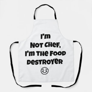 Ik ben niet de chef, ik ben de voedselverzetter Gr Schort