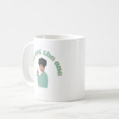 Ik ben niet de enige Button Koffiemok (Voorkant links)