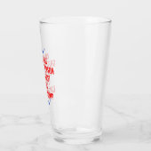 Ik ben niet de grootste persoon... glas (Links)