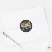 Ik ben niet de grotere persoon die ik je voorstel  ronde sticker (Envelop)