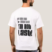 Ik ben niet de laatste t-shirt (Achterkant)
