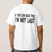 Ik ben niet de laatste t-shirt (Achterkant)