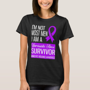 Ik ben niet de meeste mannen, ik ben een overleven t-shirt