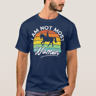Ik ben niet de meeste paardenliefhebber voor vrou t-shirt