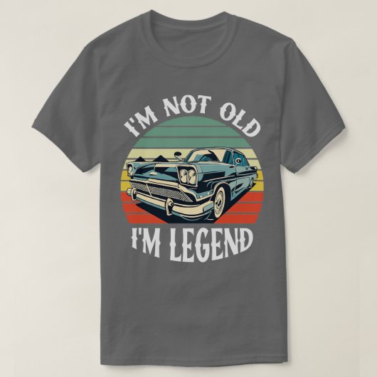 Ik ben niet de oude Im Legend T-shirt (Design voorkant)