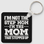 Ik ben niet de slappe moeder die ik ben. sleutelhanger (Achterkant)