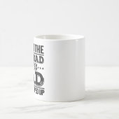 Ik ben niet de stiefvader, ik ben de vader - Grapp Koffiemok (Center)
