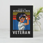 Ik ben niet de vrouw van de Veteraan.. ik ben de v Kaart (Staand voorkant)