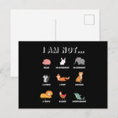 Ik ben niet... Dierenwelzijn Briefkaart (Voorkant / Achterkant)