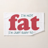 Ik ben niet dik bad handdoek (Handdoek)