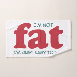 Ik ben niet dik bad handdoek