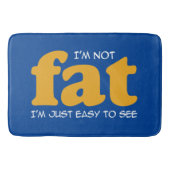 Ik ben niet dik badmat (Voorkant)