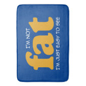 Ik ben niet dik badmat (Voorkant Verticaal)