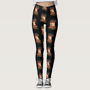 Ik ben niet dik, God gaf me airbags omdat ik bijzo Leggings