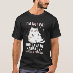 Ik ben niet dik, God heeft me airbags gegeven Funn T-shirt
