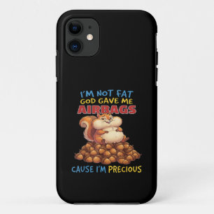 Ik ben niet dik, God heeft me airbags gegeven omda Case-Mate iPhone Case