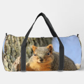 Ik ben niet dik. Het is winterbont! Plunjezak (Voorkant)