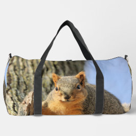 Ik ben niet dik. Het is winterbont! Plunjezak