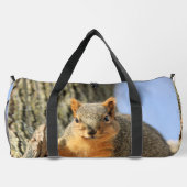 Ik ben niet dik. Het is winterbont! Plunjezak (Achterkant)