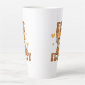 Ik ben niet dik, ik ben mollig latte mok (Voorkant)