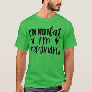 Ik ben niet dik, ik ben zwanger jongen vintage t-shirt
