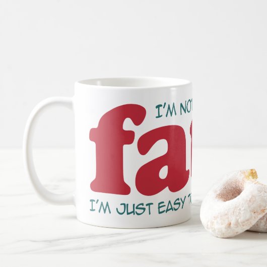 Ik ben niet dik koffiemok (Met donut)