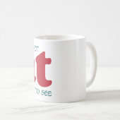 Ik ben niet dik koffiemok (Voorkant rechts)