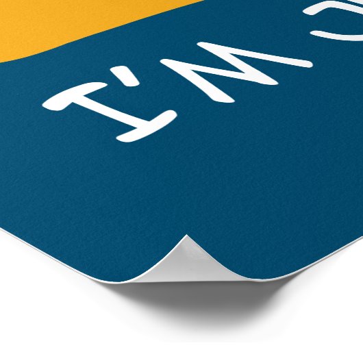 Ik ben niet dik poster (Hoek)