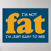 Ik ben niet dik poster (Voorkant)