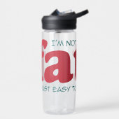 Ik ben niet dik waterfles (Links)