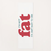 Ik ben niet dik yogamat (Voorkant)