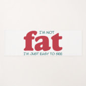 Ik ben niet dik yogamat (Voorkant (horizontaal))