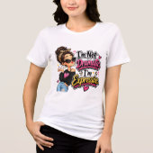 Ik ben niet dramatisch Tri-Blend shirt (Voorkant)