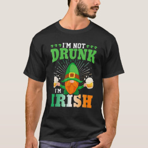 Ik ben niet Drink, ik ben Irish Gnome Fun Beer St. T-shirt