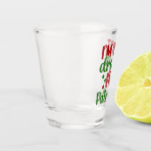 Ik ben niet Drink, ik ben patriottisch Shot Glas (Links)