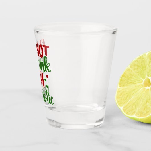 Ik ben niet Drink, ik ben patriottisch Shot Glas (Rechts)