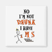 Ik ben niet DRINK...MS Magneet (Voorkant)