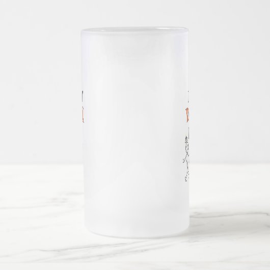 Ik ben niet DRINK...MS Matglas Bierpul (Center)