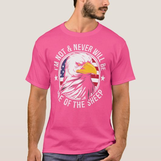 Ik ben niet een van de schapen t-shirt (Voorkant)
