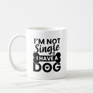 Ik ben niet eenzaam ik heb een hond koffiemok